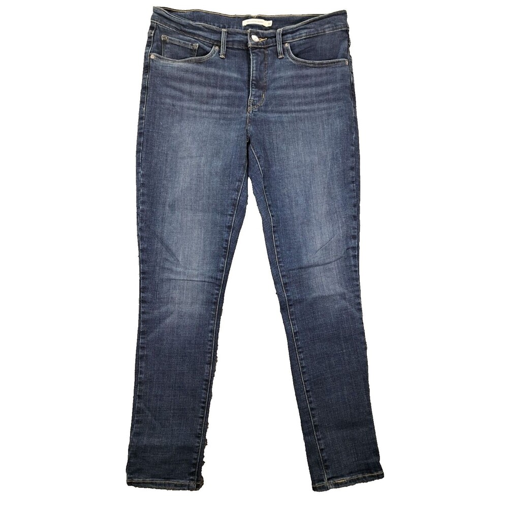 Levi's Straus Jeans Womens Sz 30 311 Skinny Shaping Ankle Denim Blue Stretch
